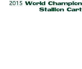 2015 World Champion Stallion Cart